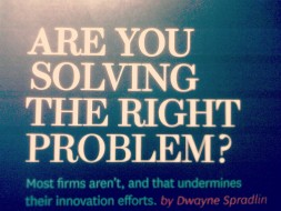 Are you solving the right problem - Harvard Business Review